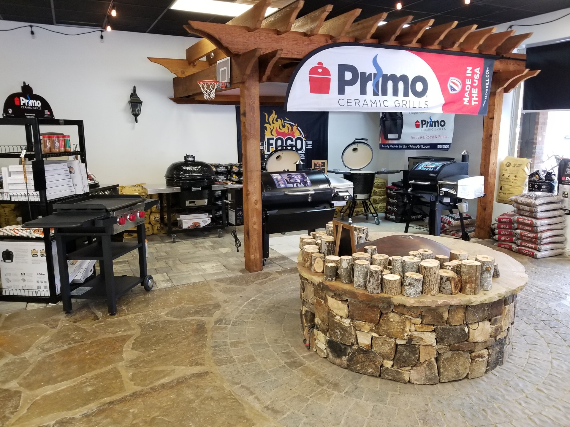 Primo grill at our show room